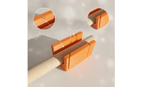 45-Degree Saw Guide with Anti-Slip Pad Compact Dowel Cutting Guide Straight-Cut Tool Versatile for Woodworkers, DIYers, Woodworking, Workshop