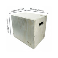 Wooden Jump Box Sturdy Plyometric Box Professional Fitness Equipment for Gym