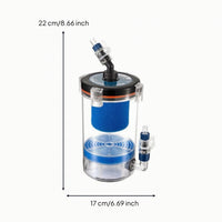 Prestrainer Bucket Aquarium Prestrainer with Sponge Reusable Cylinder Sponge Foam for Home Tanks