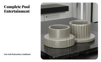 2 Pieces Cylindrical Pool Fountain Adapter Kit Easy Installation Male Female Adapter Set Long-Lasting Universal Fit