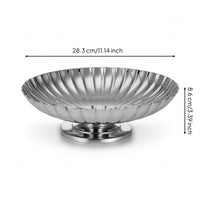 Fruit Bowl with Pedestal Decorative Pedestal Bowl Elevated Serving Dish for Dining Table, Kitchen Counter