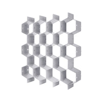 8 Pieces Honeycomb Drawer Organizer Easy to Install for Closet, Vanity