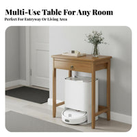 Narrow Entryway Table Space Saving Multi-Functional Household Furniture for Hallway, Living Room