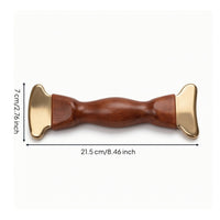 Gua Sha Tool Two-endedEnded Gua Sha with Wooden Handle Traditional Chinese Massage for Adults