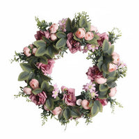Decorative Artificial Eucalyptus Wreath Lifelike Eucalyptus Wreath Long-Lasting for Wedding