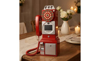 Vintage Payphone Sign-in Booth Corded Handset Payphone Guest Book Visual Guest Book Machine Lockable Compartment for Events