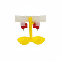 Leak-Proof Design Automatic Chicken Waterer Nipple Easy to Install Poultry Nipple Drinker Long-Lasting ABS Material Steel Ball Chicken Waterer for Chickens, Chicks, Farm, Backyard