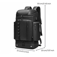 Travel Backpack Large Backpack Breathable Straps Carry Gear for Men, Outdoor
