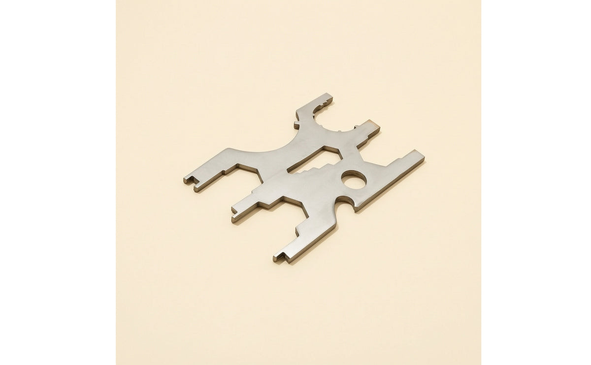 Multifunction Scuba Regulator Tool Stainless Steel Scuba Multi-Tool for Dive Technicians, Gear Maintenance