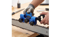 Compact Manual Chain Honing Device | Portable, chain filing guide honing device, for Workshop