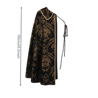 Half Shoulder Cloak Draped Half Shoulder Cloak Outerwear for Actors
