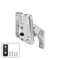 Cycle Rack Riser Bracket CNC-Machined Front Carrier Block with Clamp Fast-Release Bike Fork Mount for Cyclists, Commuters, Folding Bikes