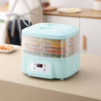 Push-Button Controls Stacked Tray Dehydrator Adjustable Temperature Digital Food Dehydrator Timer Control Electric Food Dryer