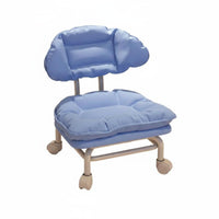 360-Degree rotating casters fluffyShaped Caster Stool Comfortable pad Padded rolling Seat adaptable Low Chair Ergonomic Design for Homemakers, Cleaners, Entryway, Living Room, Office, Housework