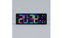 Digital Wall Clock with Temperature Ambient Large Digital Wall Clock Color for Office, Bedroom