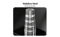 Intake Pipe Reducer 145 Mm Stepped Reducer Stainless Steel Pipe Fitting Corrosion Resistant Reducing Bushing Polished Surface
