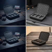 Angling Equipment Storage Case Padded Fishing Case with Foam Portable Tackle Box with Foam Insert for Travel