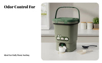Bokashi Composting Bin Airtight Closure Fermenting Compost Container Kitchen Compost Container Odorless Kitchen Food Waste Bin