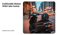 Electric Bike Half Helmet 3C Certified Unisex City Helmet All Season for Women, Commuters, Commuting, City Riding