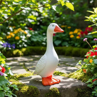 Compact Goose Statue
