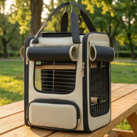 Bird Carrier with Perch Ventilated Bird Backpack Lightweight Parrot Carrier Bag for Care Appointments Visits