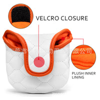Golf Putter Headcover with Half-Round Mallet Design
