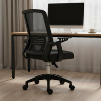 Quiet Casters Ergonomic Mesh Office Chair All-Day Comfort Ergonomic Mesh Chair Heavy-Duty Base Rocking Function for Students, Kids, Study, Conference Room