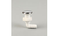 Replacement Bubble Nozzle Fitting Low-Profile Bathtub Nozzle with Chrome Cap for Massage Tub