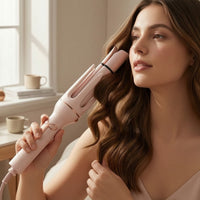 Multi-Use Hair Styling Tool Multifunctional Hair Styling Tool with Brush Attachment Handheld Interchangeable Waving Rod for Beginners, Home, Dorm