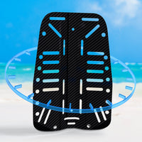 Carbon Fiber Diving Backplate High Strength Scuba BCD Backplate Single/Double Tank Compatible
