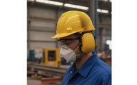 Safety Earmuffs with Helmet Attachment Industrial Earmuffs with Helmet Attachment Ear Defenders Noise Reduction