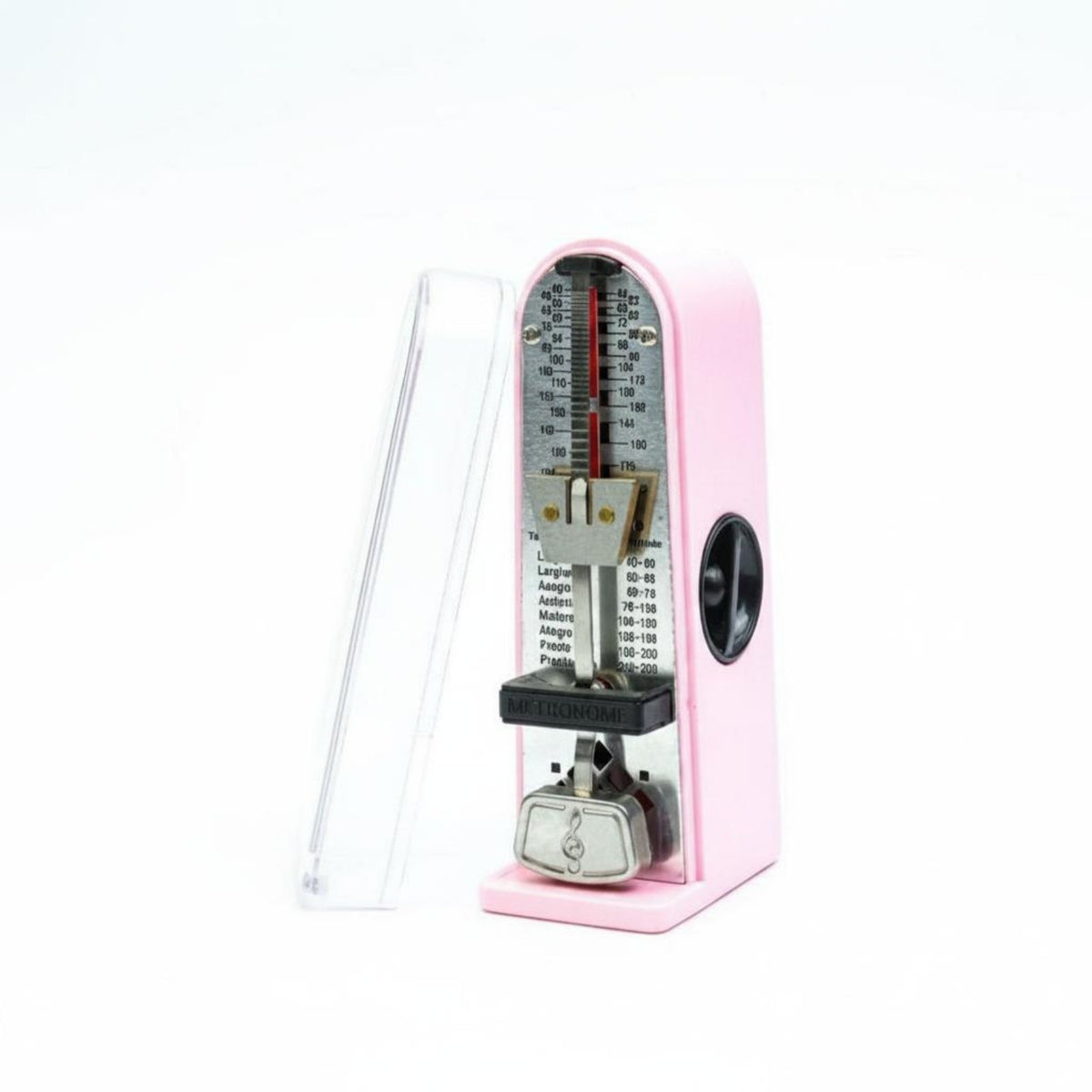 Mini Mechanical Metronome No Required Portable Tempo Counter Clear Scale Rhythm Device for Students, Instrumentalists