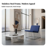 Continuous Line Armchair Modern Design Upholstered Armchair Minimalist design