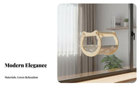 Sturdy Wood Cat Bed, Glass Suction Hanging Shelf, Balcony Sun Bed