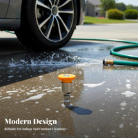 Adjustable Angle Rotating Pressure Washer Nozzle Long-Lasting Pivoting Car Wash Nozzle Wider Coverage for Outdoor Cleaning