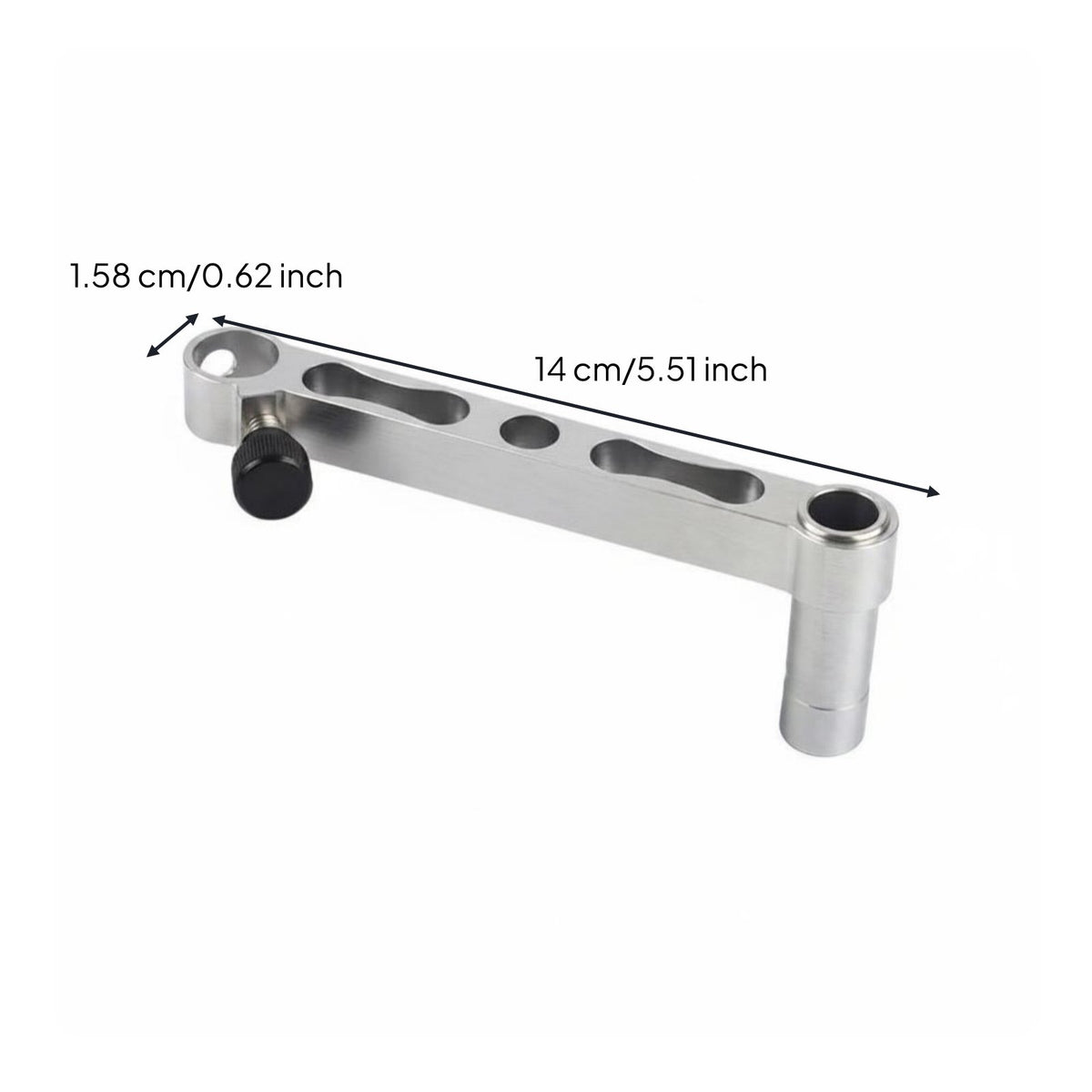 Fishing Tray Bridge Bracket Articulated Mounting Arm Adjustable for Anglers