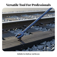 Railway Fastener Puller Heavy Duty Railroad Track Tool Single-Piece Ly Molded Nail Puller for Professionals, Emergency Urgent Help, Garage