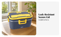 12V/24V/110V Electric Lunch Box Fitted Lid Heated Lunch Box