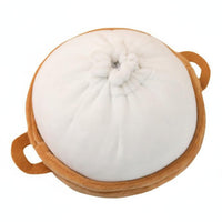 5 Pieces Funny Stuffed Bun Soft Toy Cute Bun Pillow Soft Food Soft Toy Pillow PP Cotton Filling