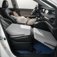 Car Seat Mattress Pad Foldable Car Mattress with Zipper Breathable for Travelers, Road Trips