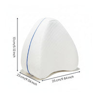 Ergonomic Contoured Leg Pillow Orthopedic Leg and Knee Pillow Washable Removable for Side Sleepers, Sleeping