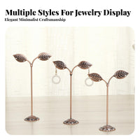 3 Pieces 3 Piece Earring Stand Set Knot Untangled Storage Countertop Jewelry Display Crossbar Jewelry Stand Space