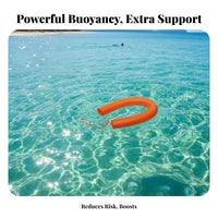 High Buoyancy Solid Core Tow Buoyancy Device Adjustable Strap Outdoor Water Swim Buoy Lightweight for Swimmers, Beginners, Lakes, Beach