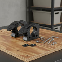 2 Pieces Easy Installation Quick Release Tool Clamp Heavy Duty Rubber Clamp Mount Wall Mount Tool Grip for Non-Road Enthusiasts, Garage, Truck Bed, Roof Rack, Workshop