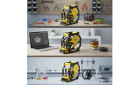 Electric Filament Respooler Tabletop Filament Winding Machine Tool Compact for 3D Printing Enthusiasts, Workshop, Maker Desk