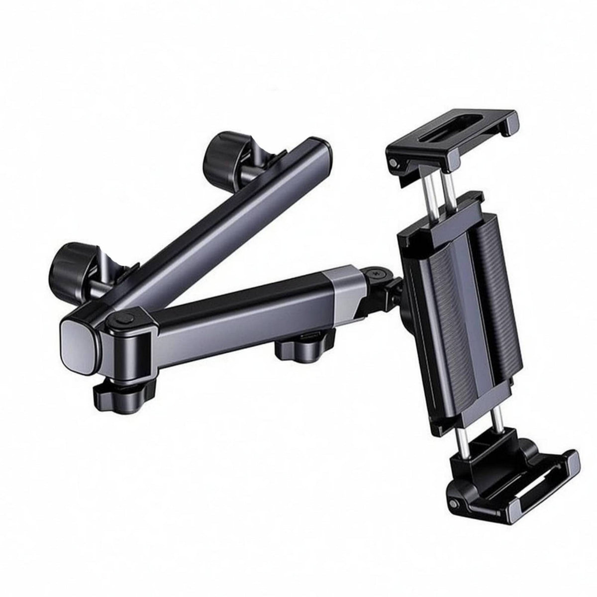 Swivel Joints Rear-Seat Tablet Holder Clamp Grip Rear-Seat Phone Holder Adjustable Car Phone Mount Sturdy