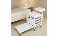 Salon Rolling Workstation Simple Pedicure Trolley Space Saving Lash Trolley for Beauticians