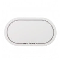 2 Pieces Flat Drum Safety Pad Printed Border Lines Drumhead Protector Easy to Install Drum Surface Protector Long-Lasting