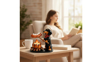Tabletop Tea Light Stand Handcrafted Candle Holder with Animal Figure Handmade Decorative Candle Holder for Shelf, Mantel