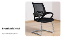 Height Adjustable Rolling Mesh-Back Computer Chair Ergonomic Design Mesh Back Rolling Chair Support Swivel Seat Easy Assembly for Students, Conference Room, Bedroom